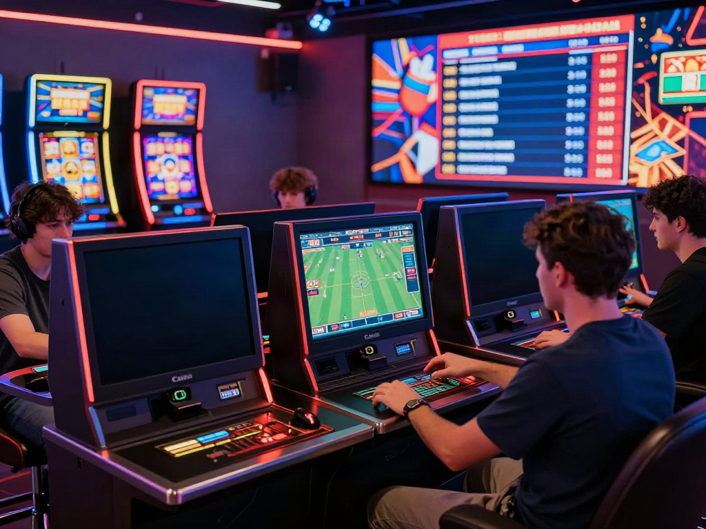 Engaging gaming experience at TX88 with players enjoying slot games and live sports betting.