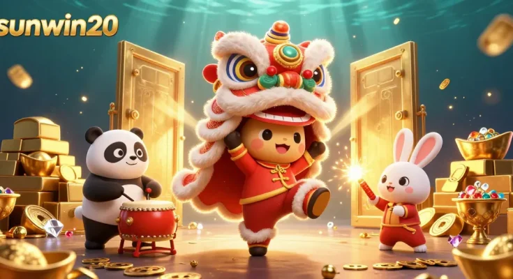 Experience exhilarating wins at sunwin20 while enjoying the vibrant lion dance performance.